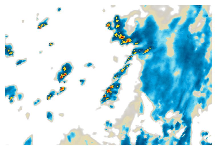Sajuradar - Eesti radaripilt kell 08:20